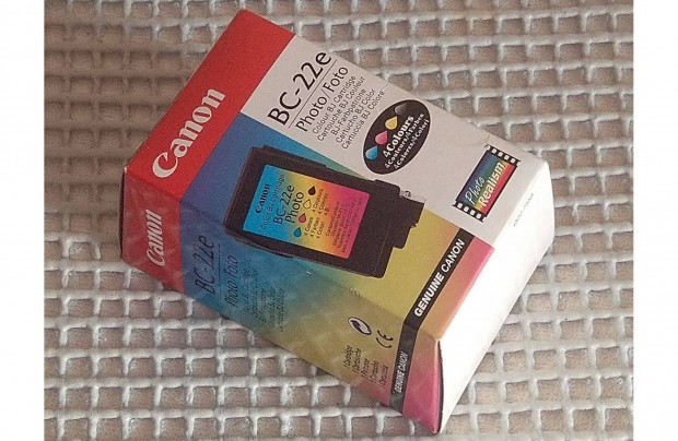 Eredeti Canon BC-22e Photo Colour BJ Cartridge nyomtatpatron