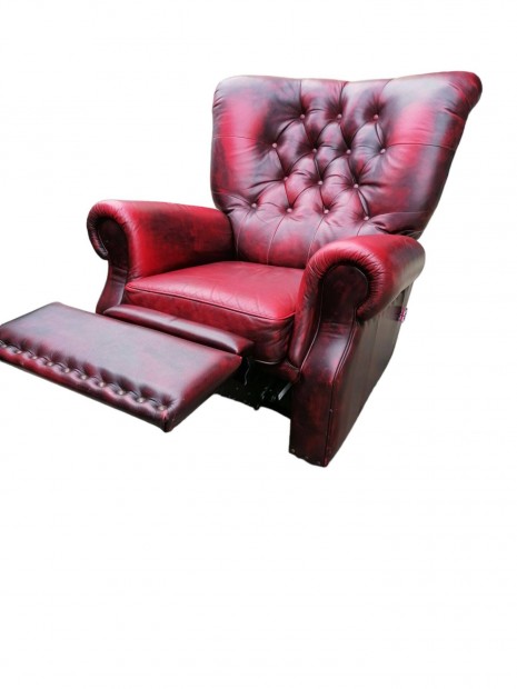 Eredeti Chesterfield bord relax br fotel