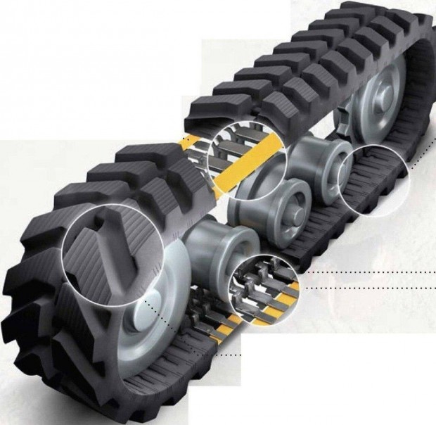 Eredeti Cnh Gumiheveder Prémium Minőség 230X48X62