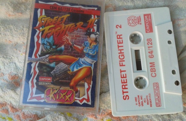 Eredeti Commoder 64 jtkkazetta Street Fighter II