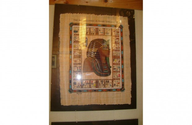 Eredeti Egyiptomi papirusz kp 43 x 34 cm - j - 2 fajta