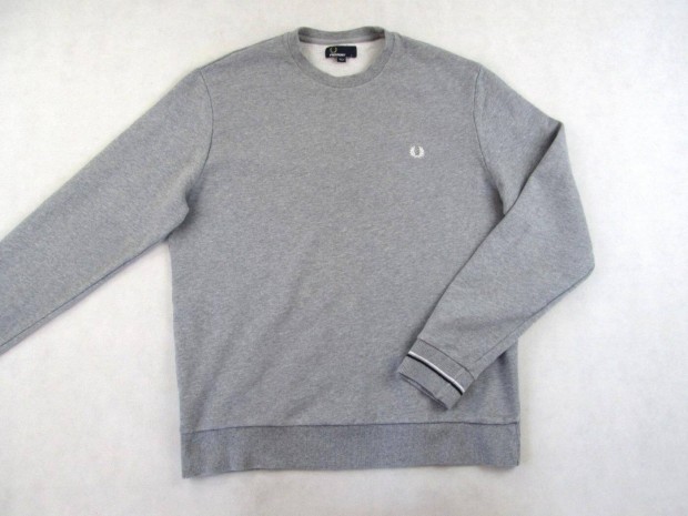 Eredeti FRED Perry (L) Hossz Ujj Frfi Szrke Pulver