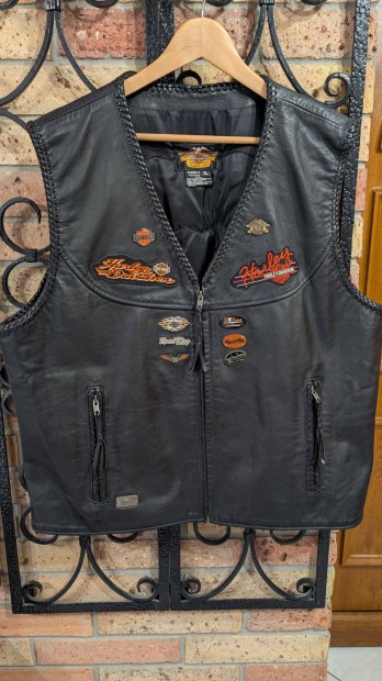 Eredeti Harley Davidson bőr mellény (XL)