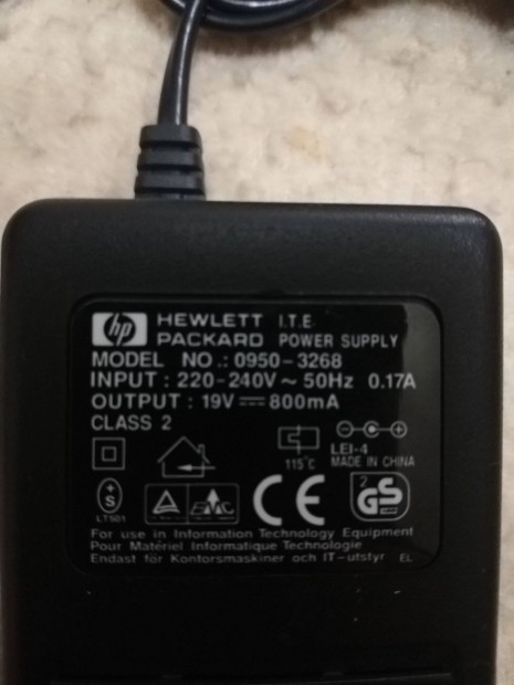 Eredeti Hewlett Packard tlt. Modellszm 0950-3268