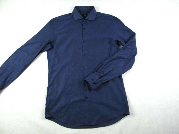 Eredeti Hugo BOSS Slim Fit (M) Elegáns Hosszú Ujjú Férfi ING
