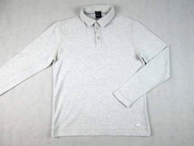 Eredeti Hugo BOSS (M / L) Elegns Frfi Rugalmas Hossz Ujj Pl