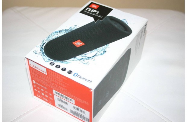 Eredeti JBL Flip 3 hordozhat Liion akkus Bluetooth hangszr - blkbx