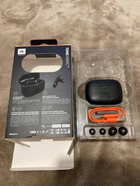 Eredeti JBL Tune 230 NC zajszrs bluetooth flhallgat