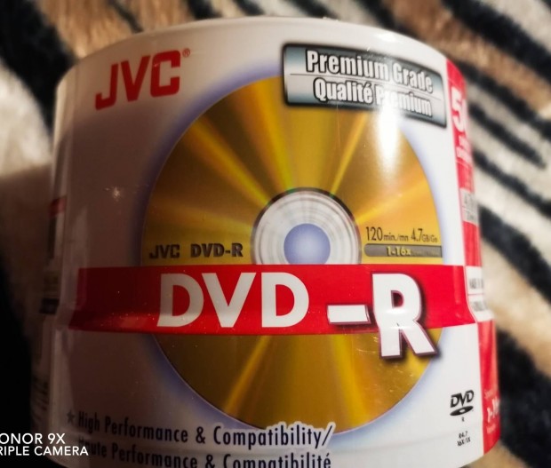 Eredeti JVC Japn prmium DVD rhat lemezek 100db egyben!