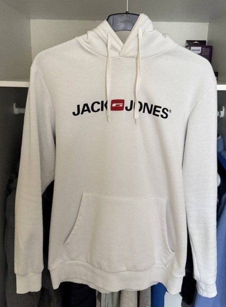 Eredeti Jack & Jones kapucnis pulver fehr L-es mret