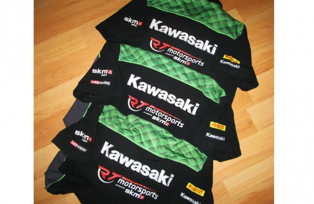 Eredeti Kawasaki apparel motoros ingek, plk, felsk