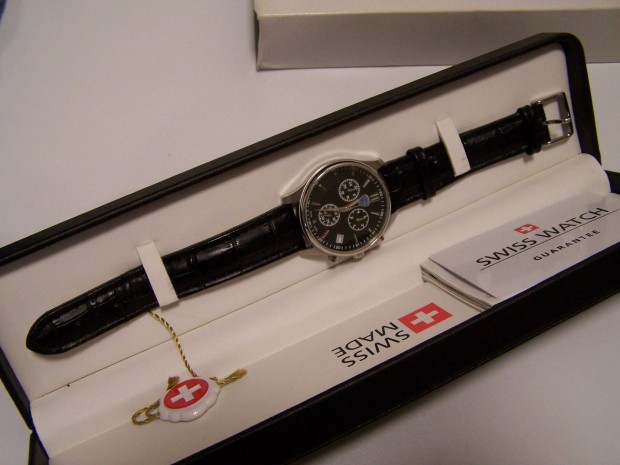 Eredeti Lancia Frfi karra Swiss Watch Swiss Made chronograph