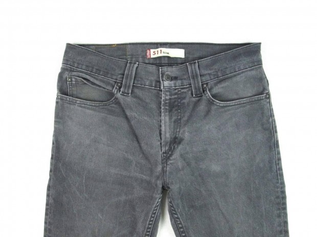 Eredeti Levis 511 Slim W34/L32 Frfi Sztreccses Farmer