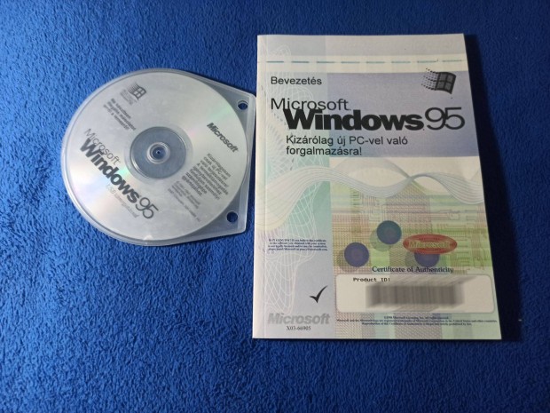 Eredeti Magyar Windows 95 + Kziknyv