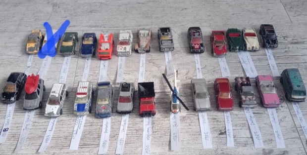 Eredeti Matchbox gyűjtemény 1978-1999 foxposttal