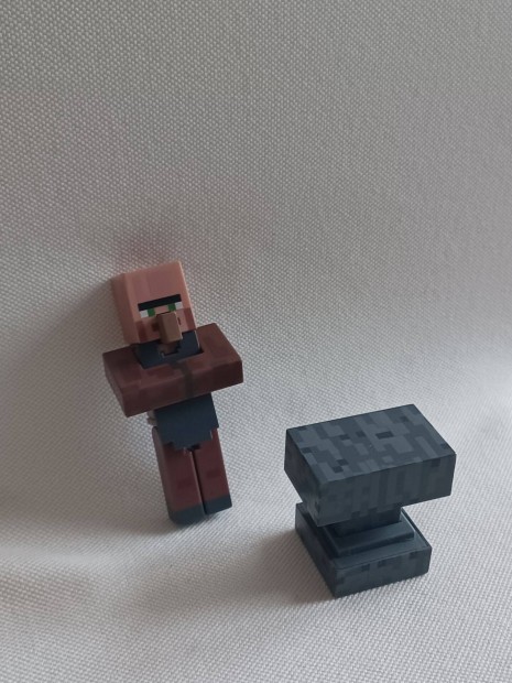 Eredeti Minecraft figura - Falusi s ll - jszer llapotban