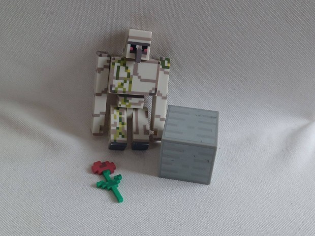 Eredeti Minecraft figura - Vas glem szett- jszer llapotban