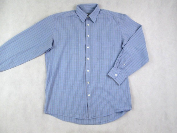 Eredeti Mustang (M / L) Elegáns Kockás Hosszú Ujjú Férfi ING