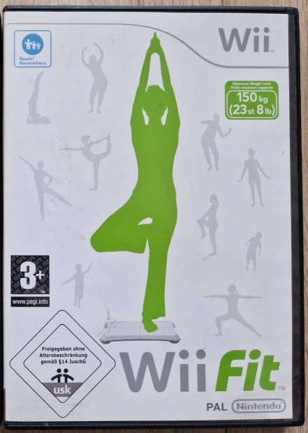 Eredeti Nintendo Wii Fit jtk DVD