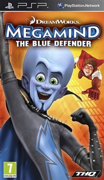 Eredeti PSP jtk Megamind The Blue Defender