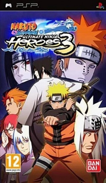 Eredeti PSP jtk Naruto Shippuden Ult. Ninja Heroes 3