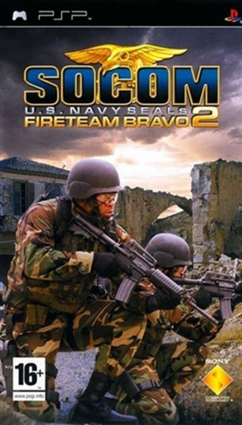Eredeti PSP jtk Socom Fire Team Bravo 2 With Headset