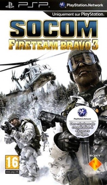 Eredeti PSP jtk Socom Fireteam Bravo 3