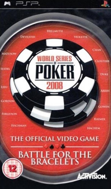 Eredeti PSP jtk World Series Poker 2008