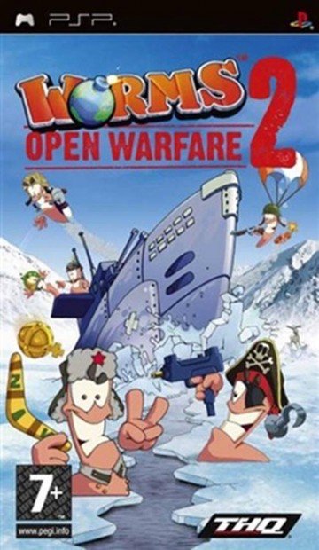 Eredeti PSP jtk Worms Open Warfare 2