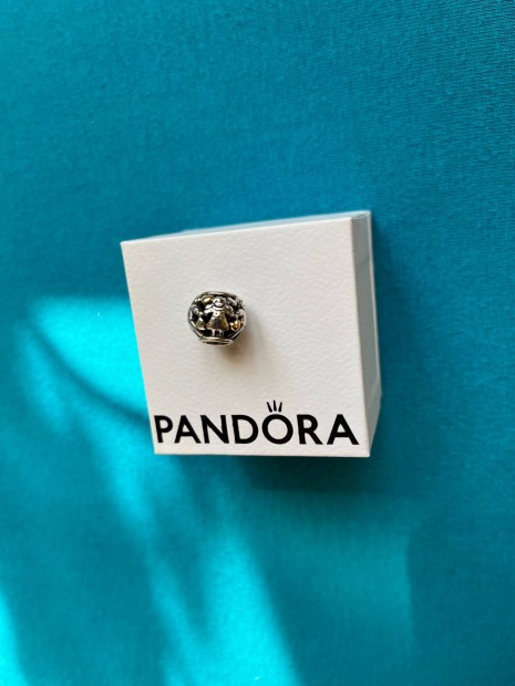 Eredeti Pandora csald ezst charm 14 k arannyal