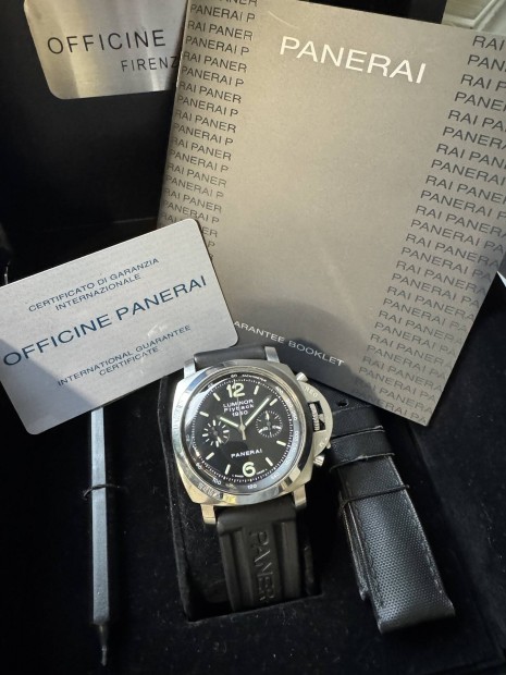 Eredeti Panerai Luminor 1950 3 Days Flyback Chrono Full set 44mm 