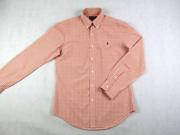 Eredeti Ralph Lauren Slim Fit (M) Elegáns Apró Kockás Férfi ING