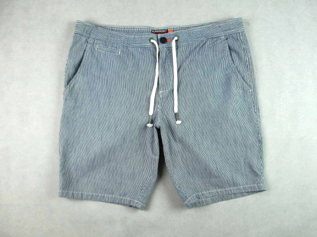 Eredeti Superdry (2XL) Elegáns Férfi Vékony Csíkos Rövidnadrág