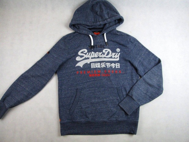 Eredeti Superdry (L/XL) Hossz Ujj Frfi Kapucnis Pulver