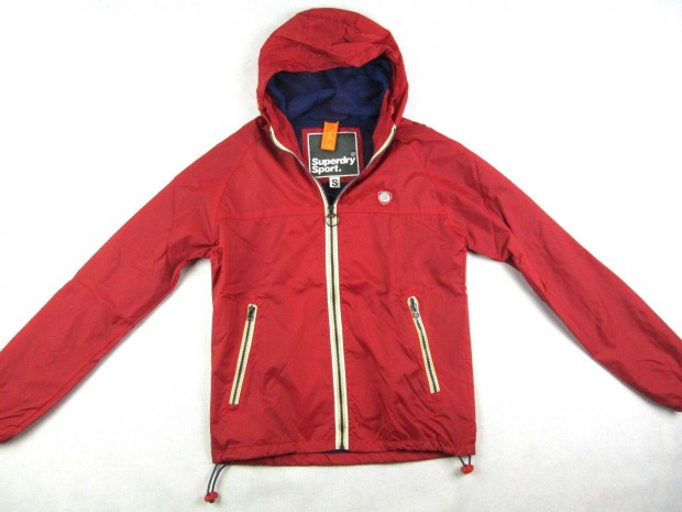 Eredeti Superdry (S) Férfi Piros Széldzseki / Átmeneti Kabát