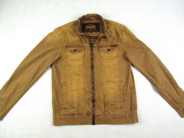 Eredeti Superdry (S / M) Férfi Barna Vintage Farmerkabát