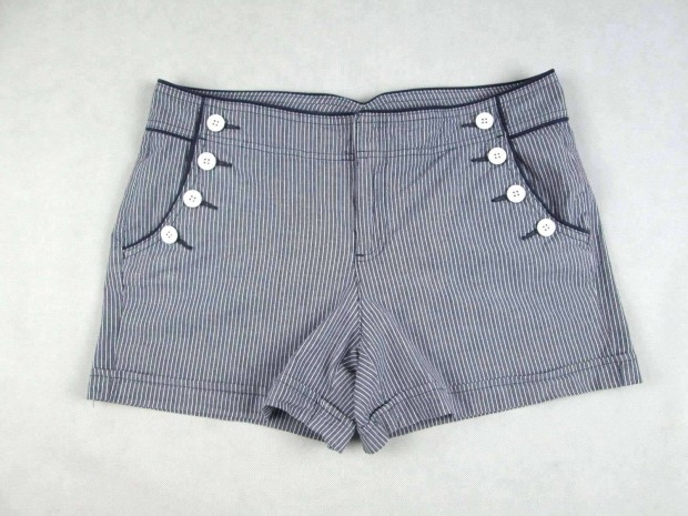 Eredeti Tommy Hilfiger (M / L) Női Tengerész Csíkos Rövidnadrág