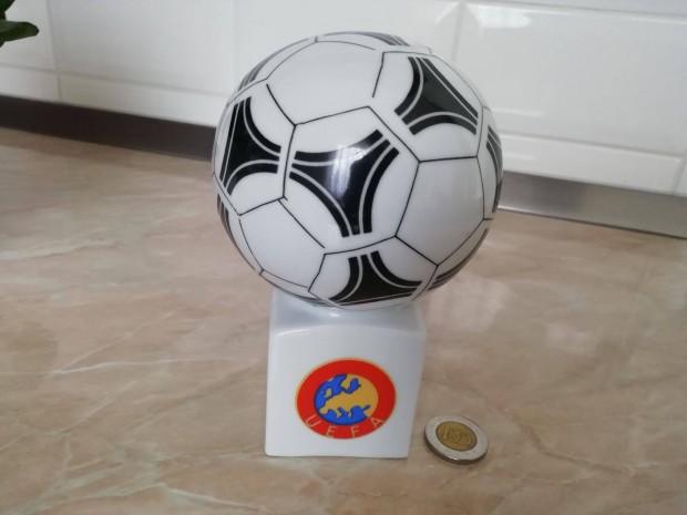 Eredeti UEFA 1990-es Porceln labda Ritka Football relikvia