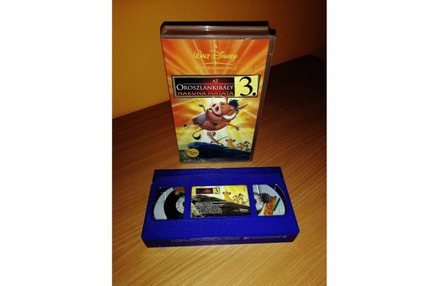 Eredeti WALT Disney Az oroszlnkirly 3. Hakuna Matata VHS kazetta