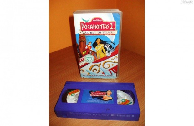 Eredeti Walt Disney: Pocahontas 2. VHS vide mesekazetta