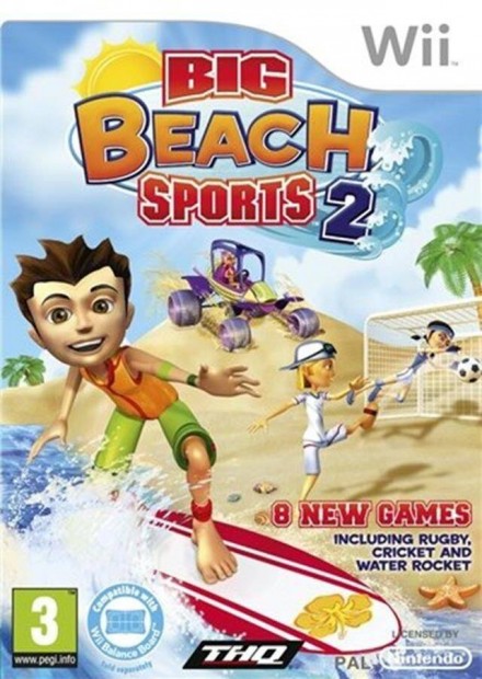 Eredeti Wii jtk Big Beach Sports 2