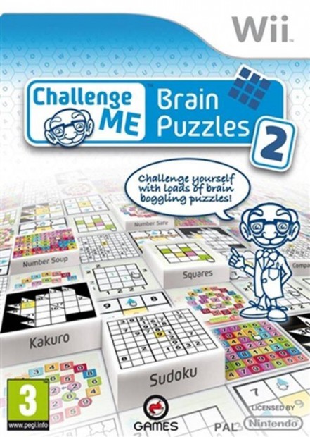 Eredeti Wii jtk Challenge Me Brain Puzzles 2