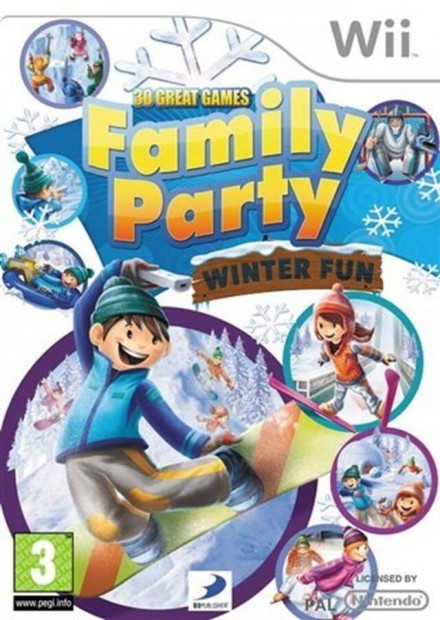 Eredeti Wii jtk Family Party Winter Fun