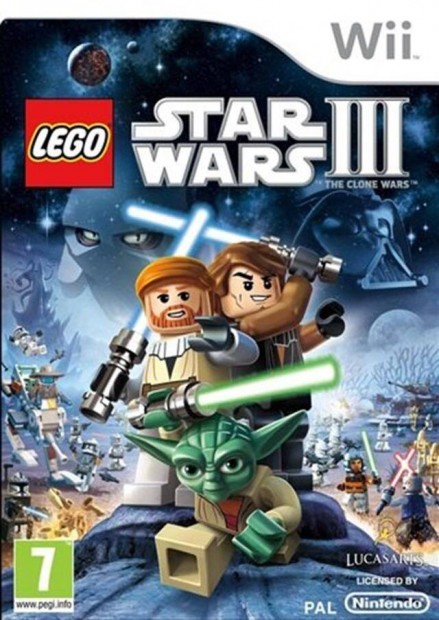 Eredeti Wii jtk Lego Star Wars 3 The Clone Wars