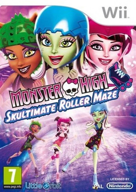 Eredeti Wii jtk Monster High Skultimate Roller Maze