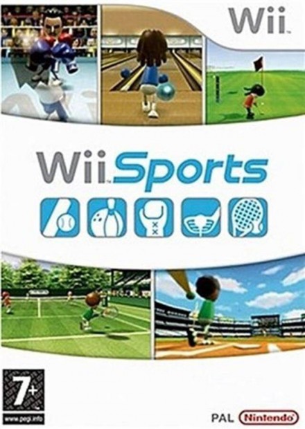 Eredeti Wii jtk Sports (Cardboard Sleeve)