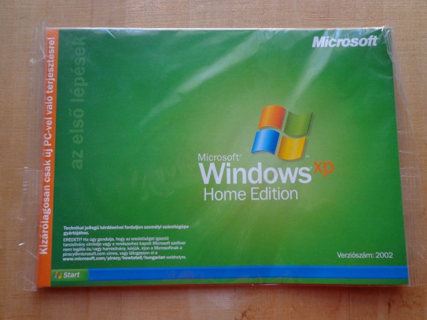Eredeti Windows XP telepítő CD (Bontatlan)
