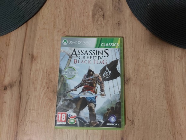 Eredeti Xbox 360 Assassin's Creed Black Flag Jtklemez 