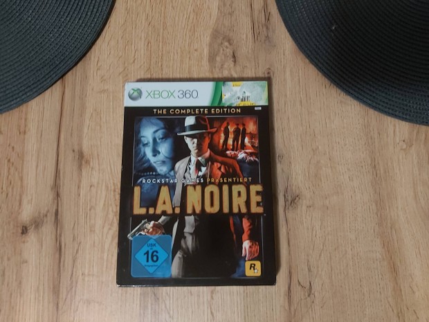 Eredeti Xbox 360 L.A. Noire Jtklemez 