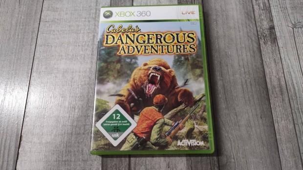 Eredeti Xbox 360 : Cabelas Dangerous Adventures - Puskhoz is j !